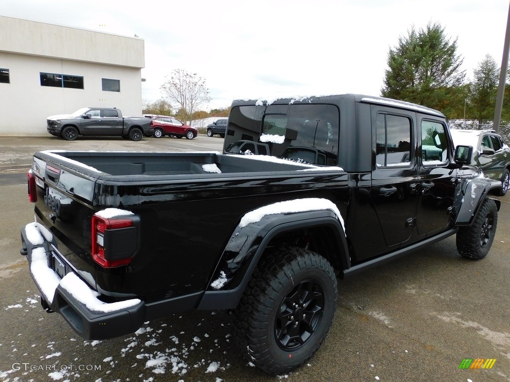 2021 Gladiator Willys 4x4 - Black / Black photo #5