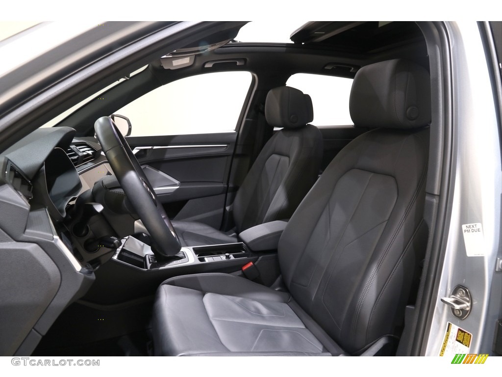 Black Interior 2020 Audi Q3 Premium quattro Photo #140792534