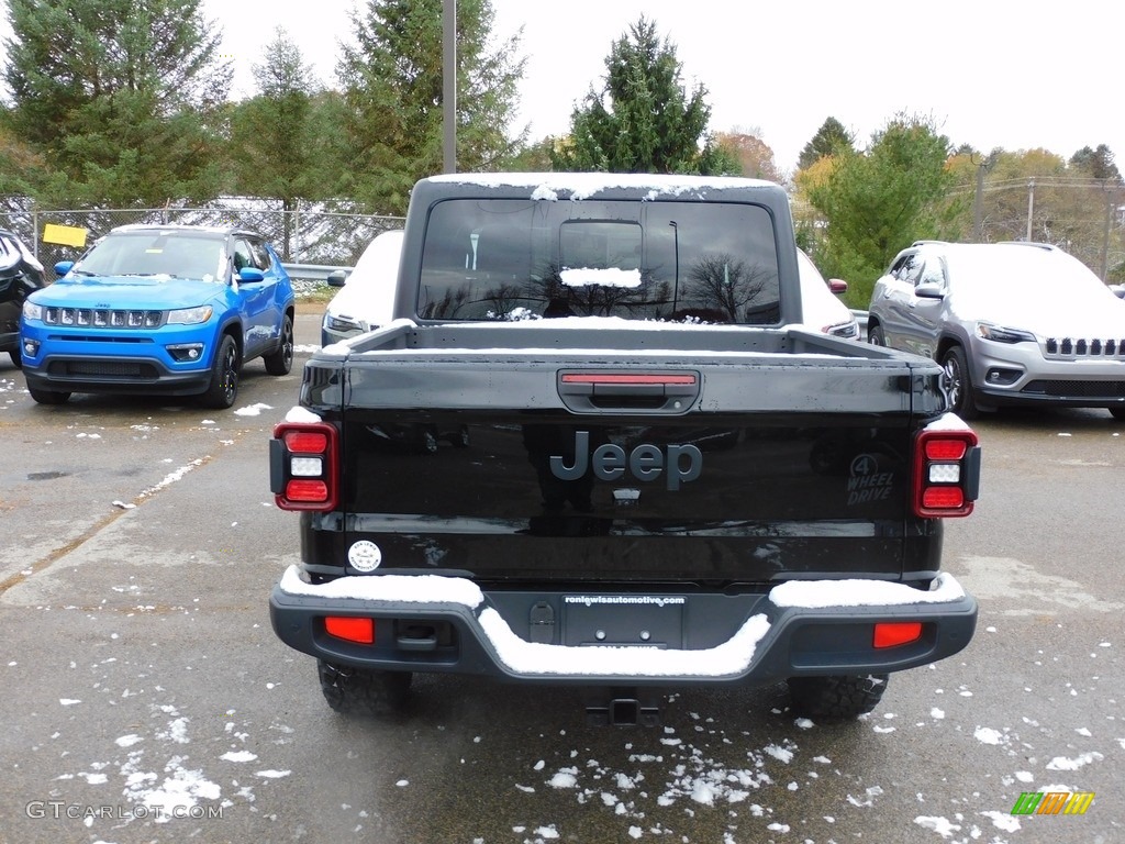 2021 Gladiator Willys 4x4 - Black / Black photo #6