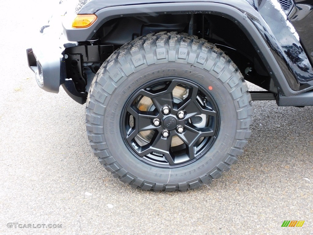 2021 Gladiator Willys 4x4 - Black / Black photo #9