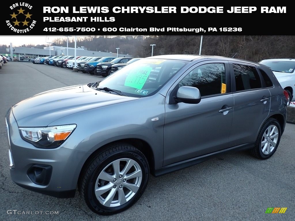 2015 Outlander Sport ES AWC - Mercury Gray / Black photo #1