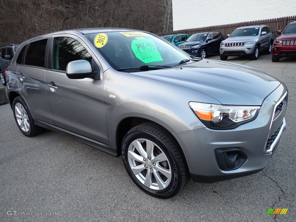 Mercury Gray 2015 Mitsubishi Outlander Sport ES AWC Exterior Photo #140793206