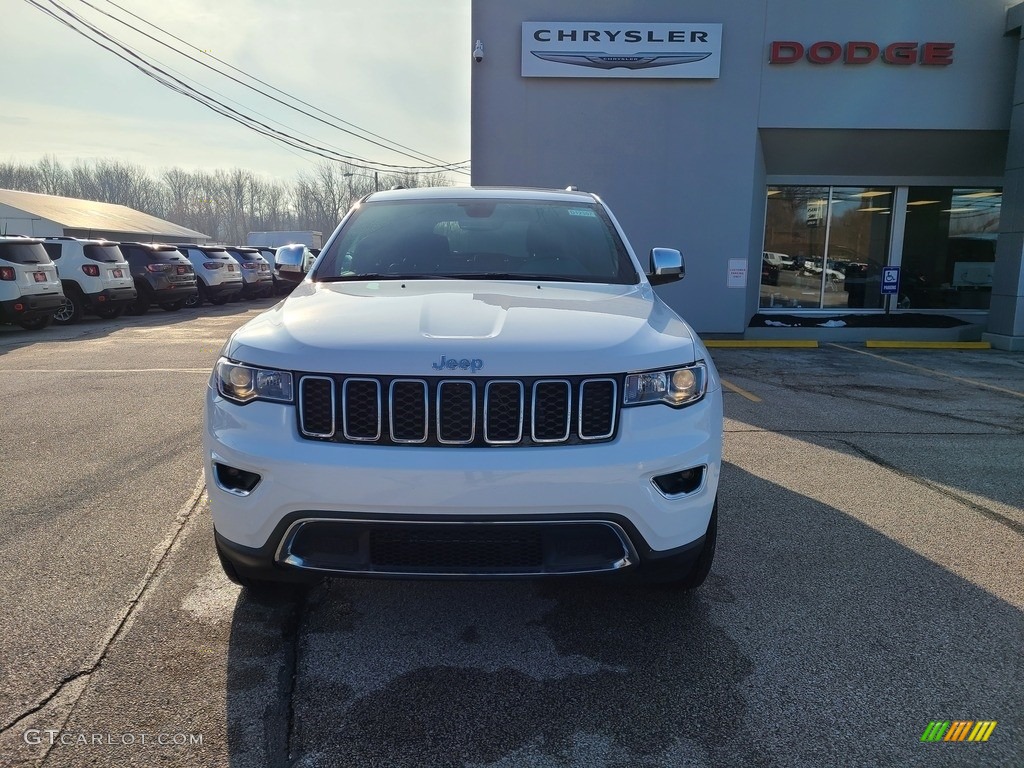2021 Grand Cherokee Limited 4x4 - Bright White / Black photo #7
