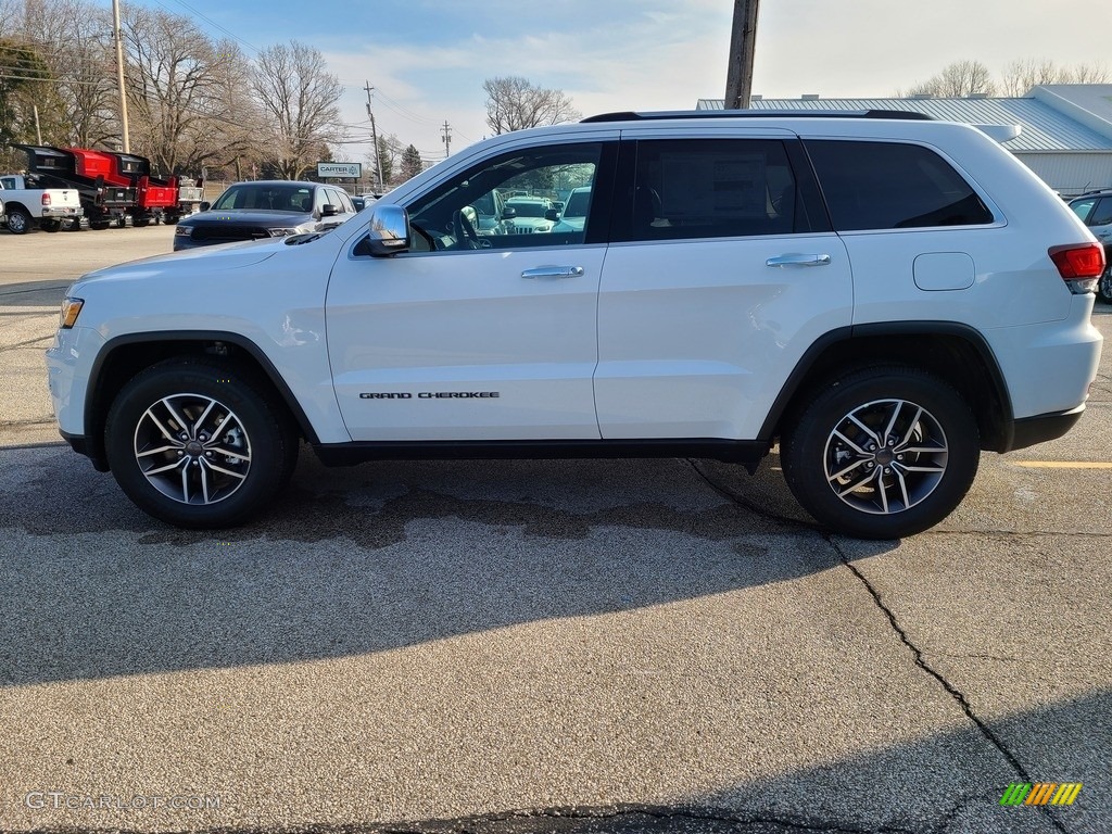 2021 Grand Cherokee Limited 4x4 - Bright White / Black photo #8