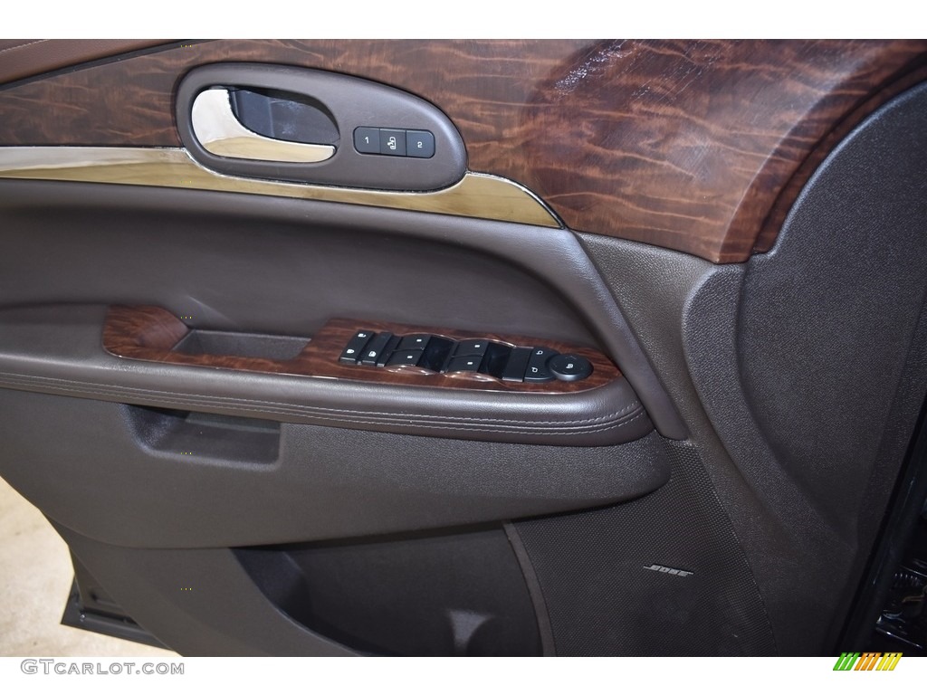 2014 Enclave Leather AWD - Carbon Black Metallic / Cocoa photo #12
