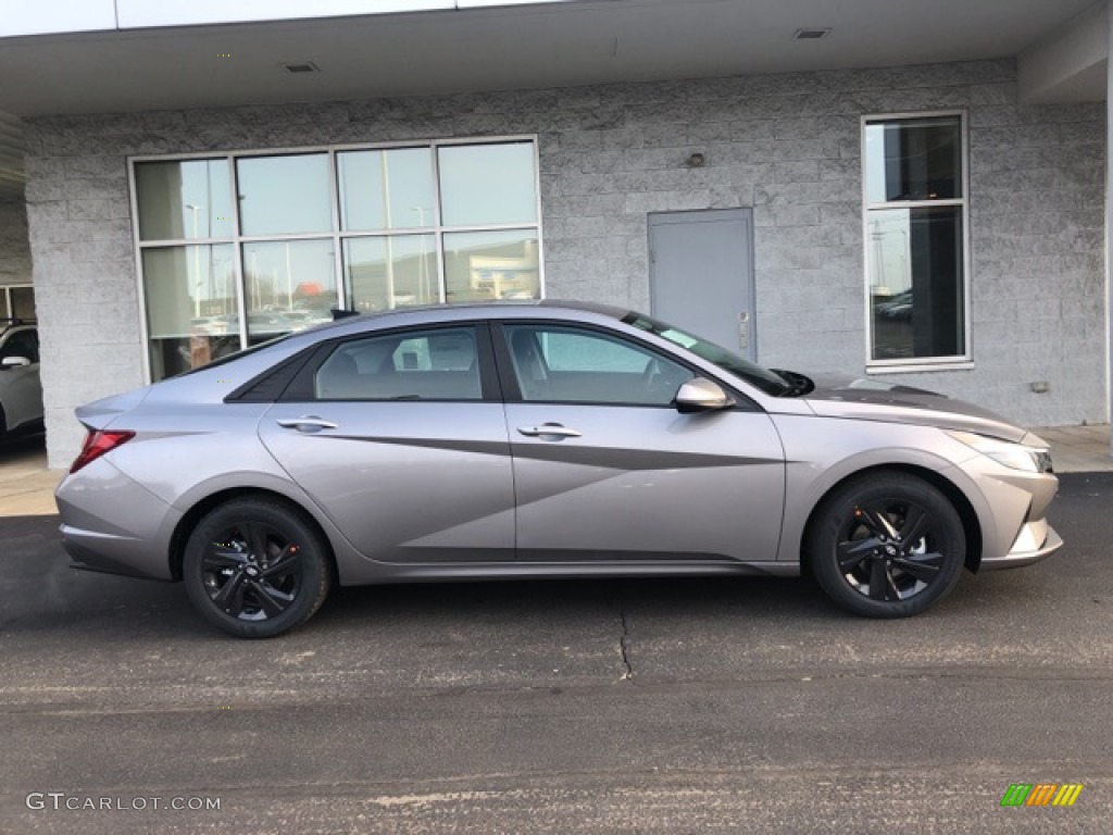 2021 Elantra SEL - Fluid Metal / Black photo #2