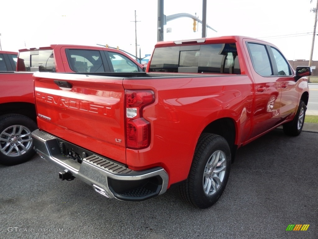 2021 Silverado 1500 LT Crew Cab 4x4 - Red Hot / Jet Black photo #4