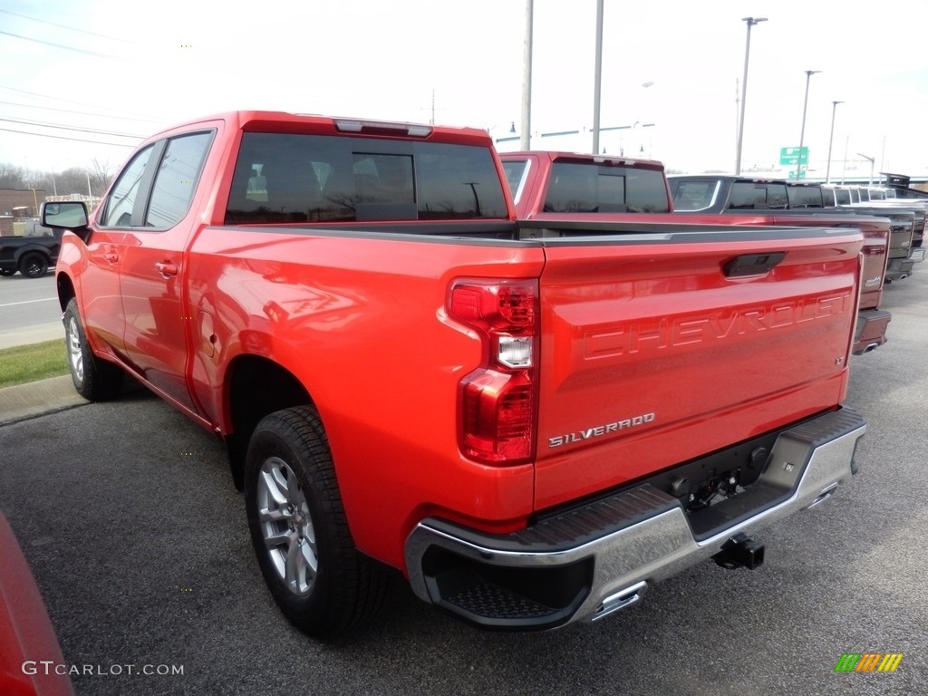 2021 Silverado 1500 LT Crew Cab 4x4 - Red Hot / Jet Black photo #5