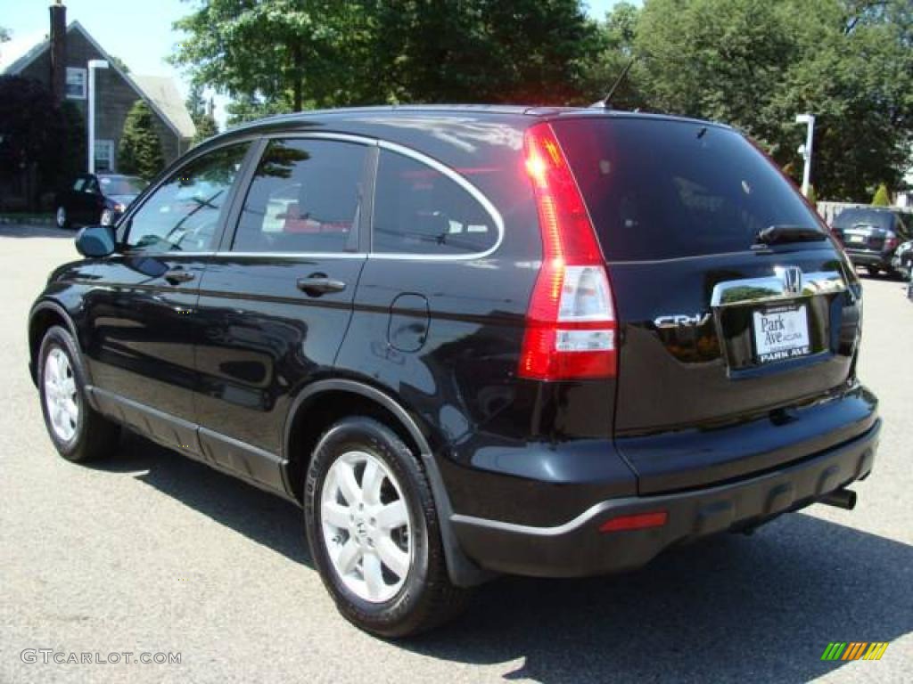 2008 CR-V EX 4WD - Nighthawk Black Pearl / Black photo #4