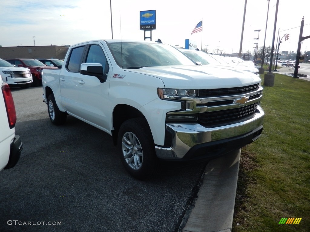 2021 Silverado 1500 LT Crew Cab 4x4 - Summit White / Jet Black photo #3