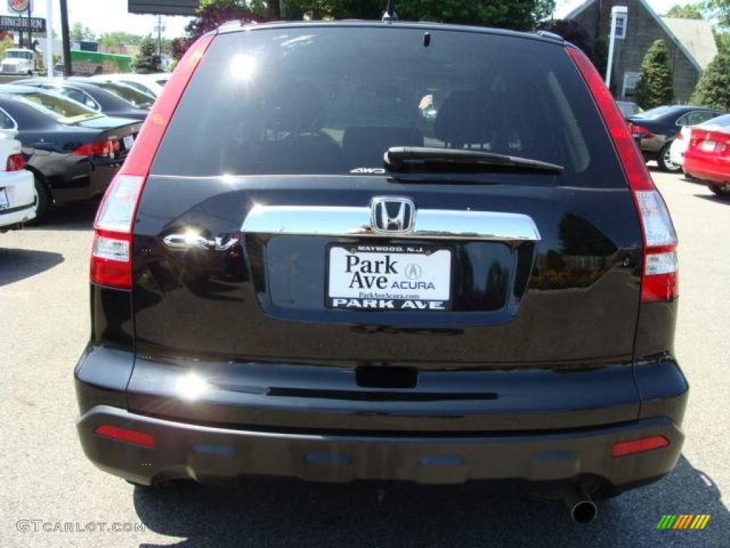 2008 CR-V EX 4WD - Nighthawk Black Pearl / Black photo #5