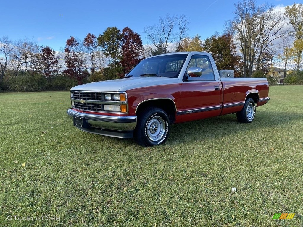Flame Red 1989 Chevrolet C/K C1500 Silverado Regular Cab Exterior Photo #140797661