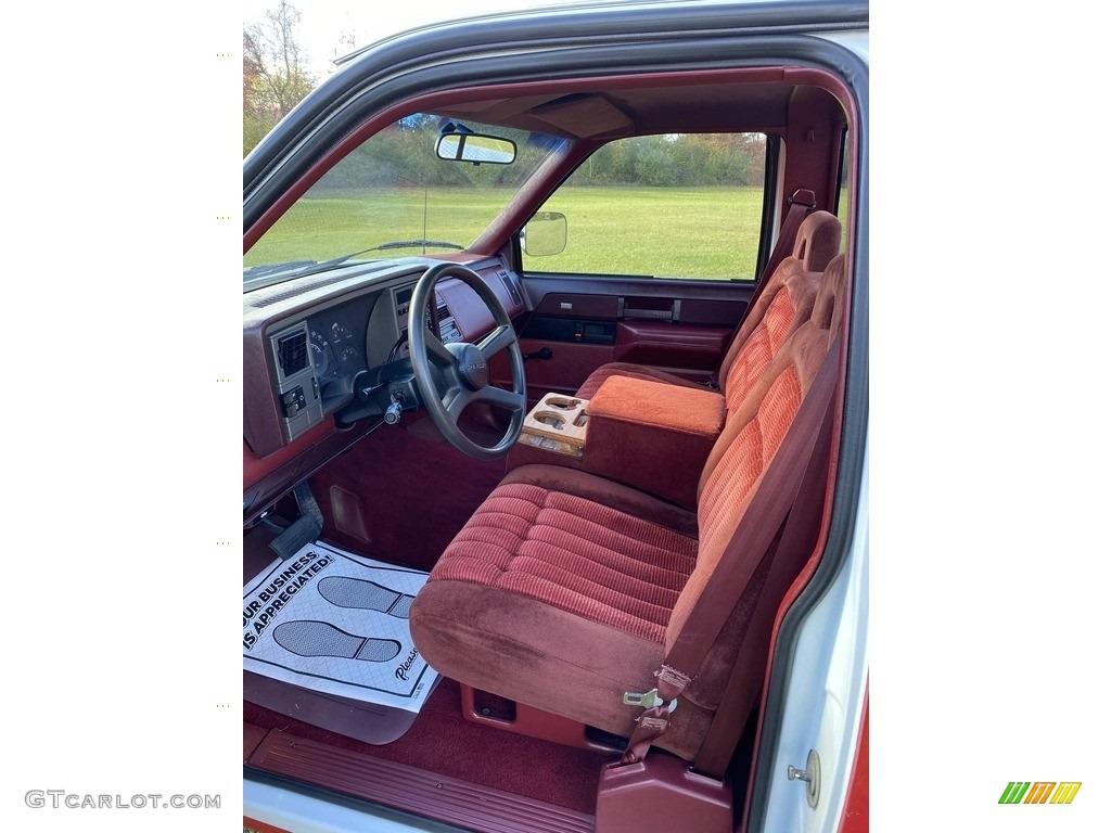 Garnet Interior 1989 Chevrolet C/K C1500 Silverado Regular Cab Photo #140797739
