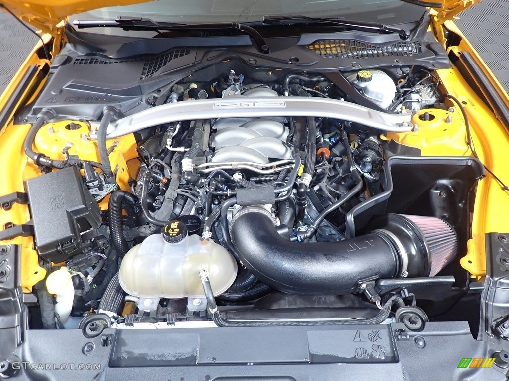 2019 Ford Mustang GT Premium Fastback 5.0 Liter DOHC 32-Valve Ti-VCT V8 Engine Photo #140797796
