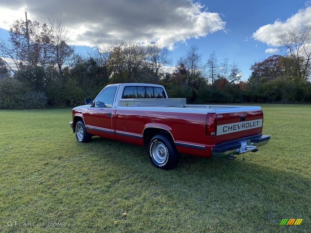 Flame Red 1989 Chevrolet C/K C1500 Silverado Regular Cab Exterior Photo #140797865