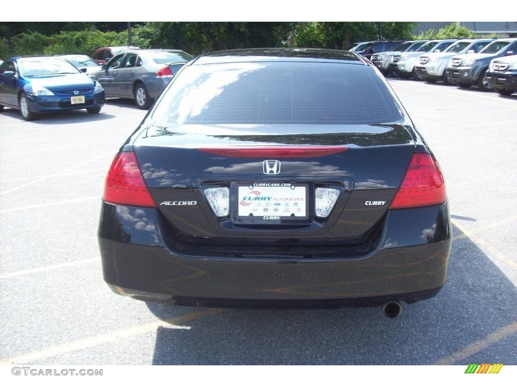 2007 Accord SE Sedan - Nighthawk Black Pearl / Ivory photo #22