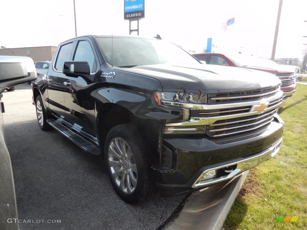 2021 Silverado 1500 High Country Crew Cab 4x4 - Black / Jet Black photo #3