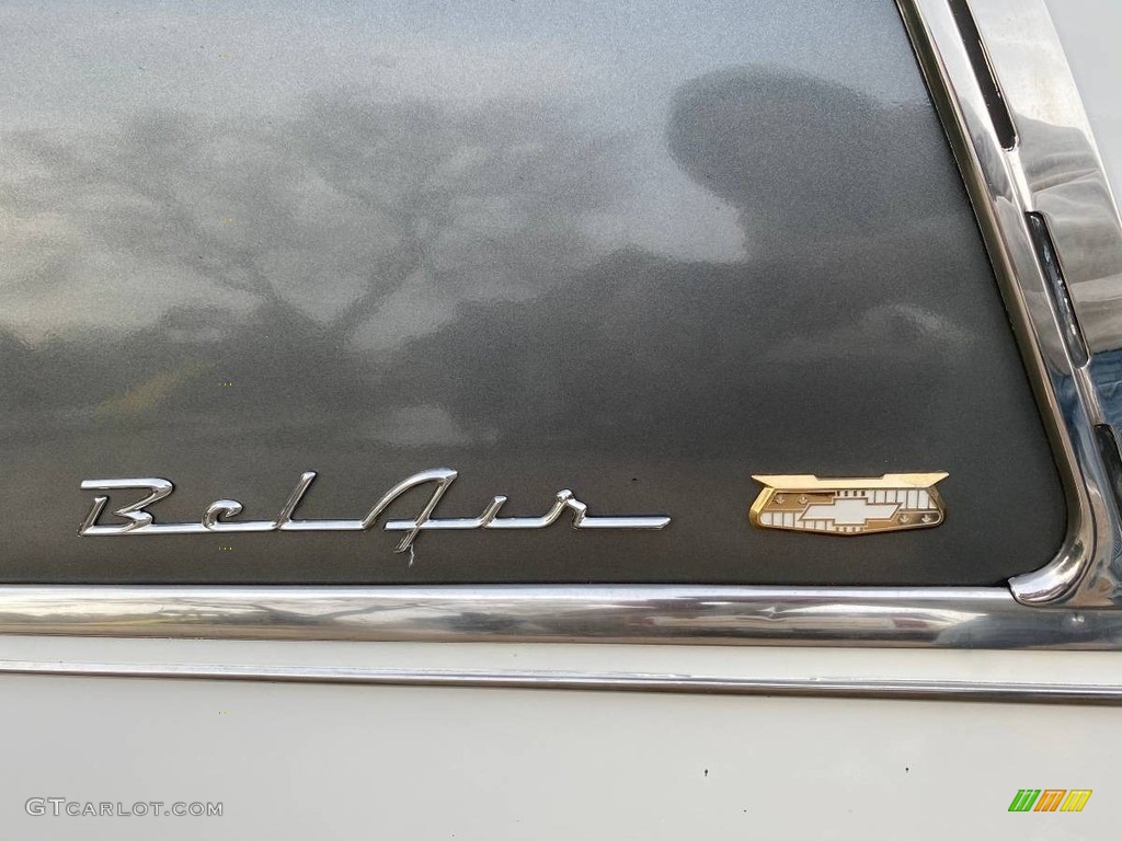 1955 Bel Air 2 Door Coupe - White / Black photo #25