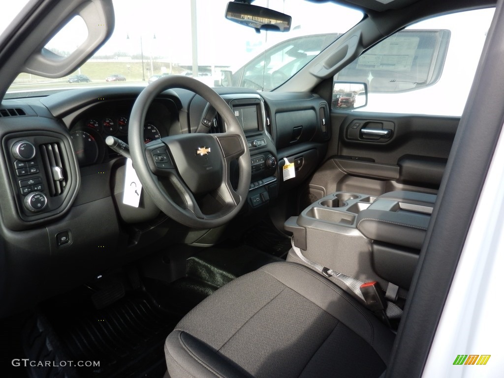 2021 Silverado 1500 WT Crew Cab 4x4 - Summit White / Jet Black photo #7