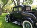 1931 Black Ford Model A Deluxe 5 Window Coupe  photo #1