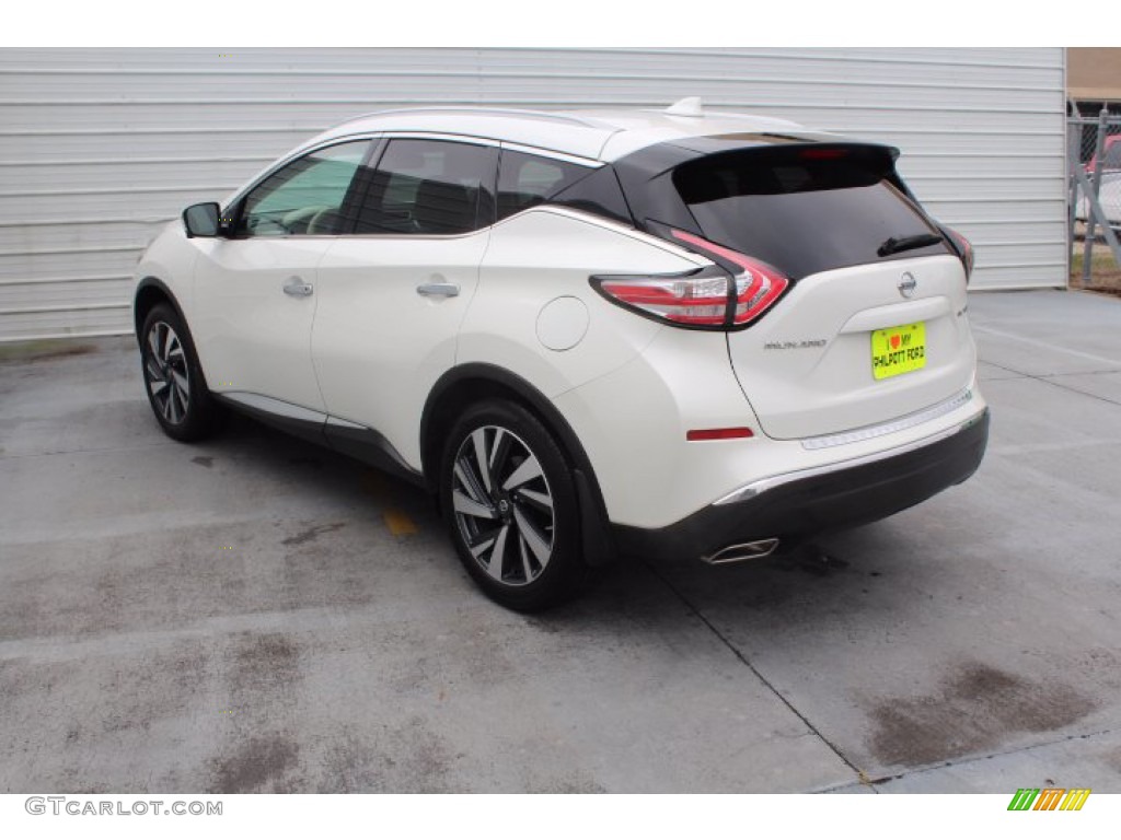 2018 Murano Platinum - Pearl White / Cashmere photo #7