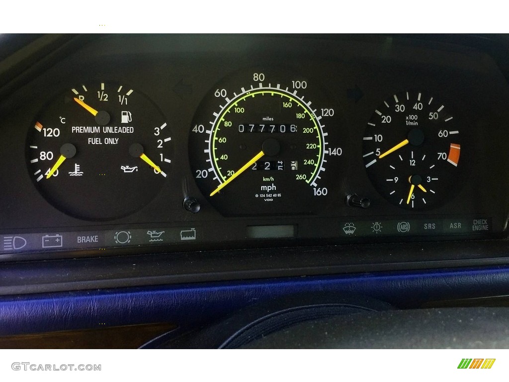 1994 Mercedes-Benz E 320 Convertible Gauges Photo #140799275