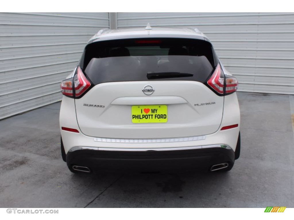 2018 Murano Platinum - Pearl White / Cashmere photo #8