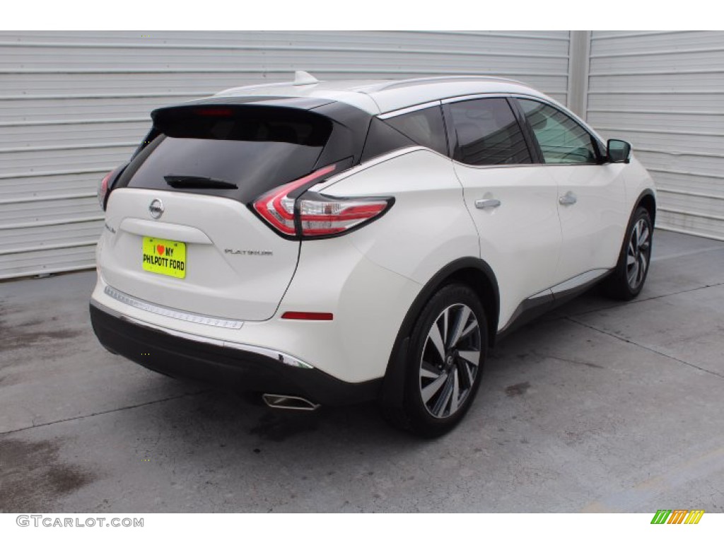2018 Murano Platinum - Pearl White / Cashmere photo #9