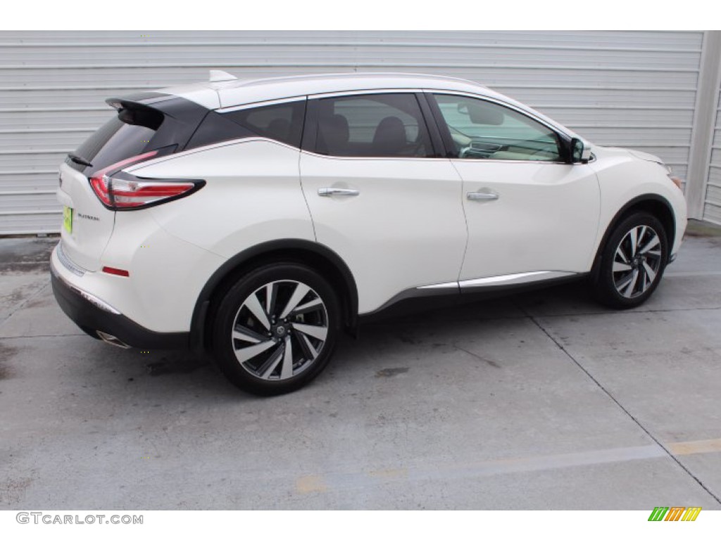 2018 Murano Platinum - Pearl White / Cashmere photo #10