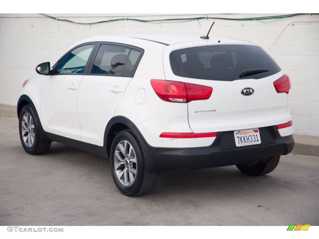 Clear White 2015 Kia Sportage LX Exterior Photo #140799635