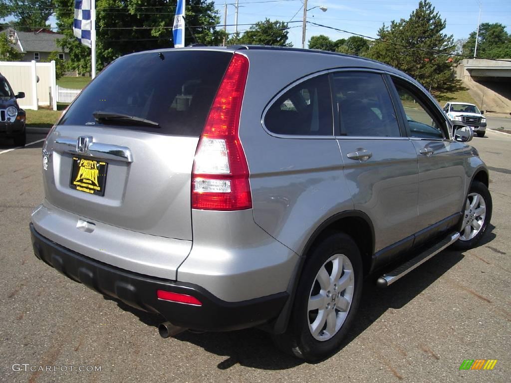 2007 CR-V EX-L 4WD - Whistler Silver Metallic / Black photo #5