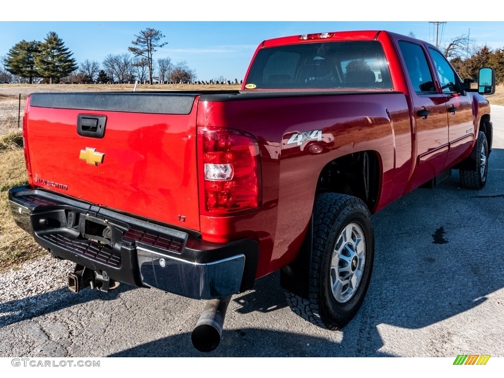 2013 Silverado 2500HD LT Crew Cab 4x4 - Victory Red / Ebony photo #4