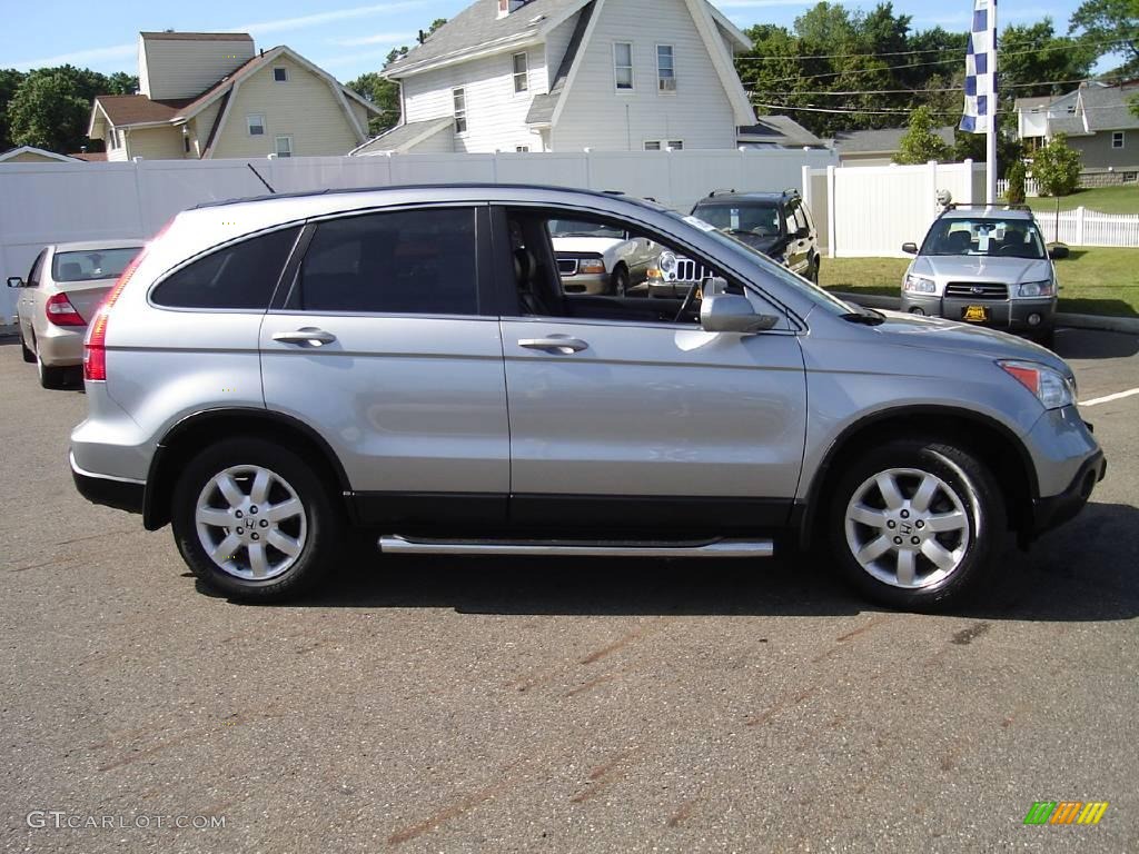 2007 CR-V EX-L 4WD - Whistler Silver Metallic / Black photo #6