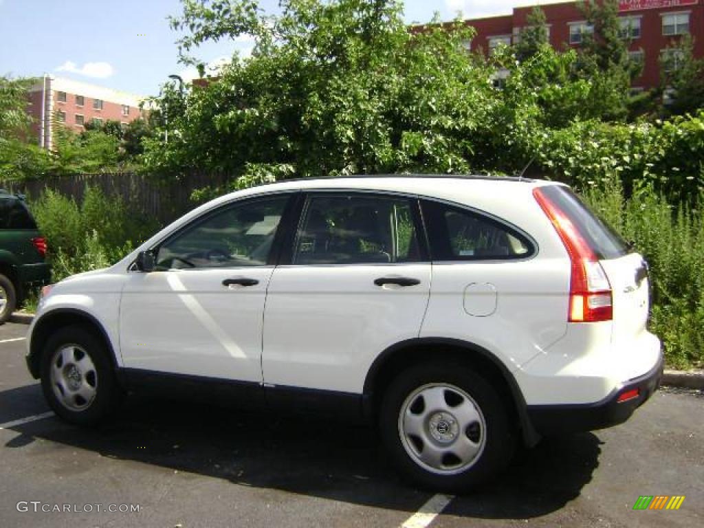 2007 CR-V LX 4WD - Taffeta White / Gray photo #3