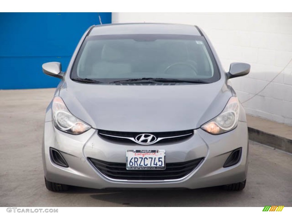 2011 Elantra GLS - Titanium Gray Metallic / Gray photo #7