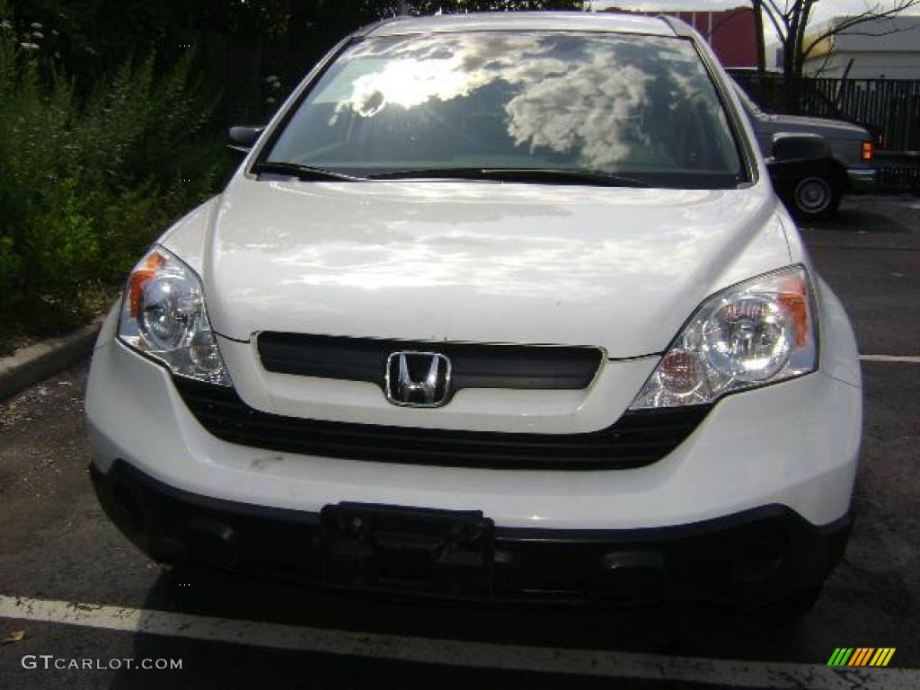 2007 CR-V LX 4WD - Taffeta White / Gray photo #7