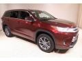 2018 Ooh La La Rouge Mica Toyota Highlander XLE AWD  photo #1