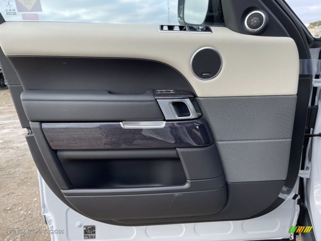 2021 Land Rover Range Rover Sport Autobiography Ivory/Ebony Door Panel Photo #140802887