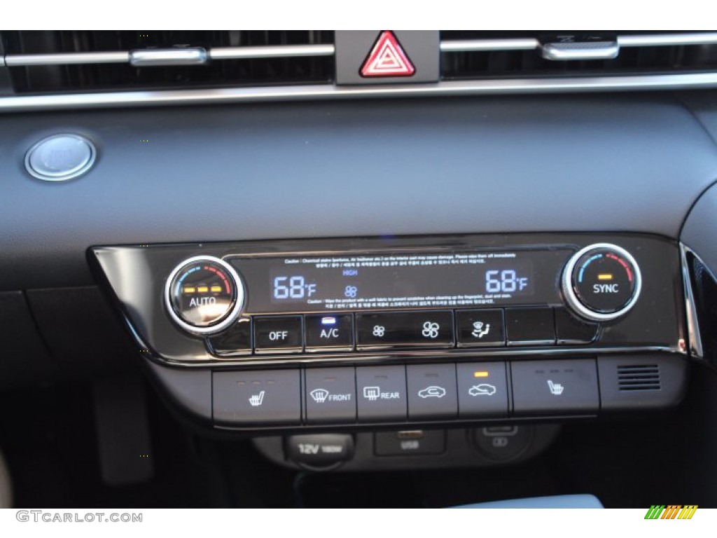 2021 Elantra SEL - Phantom Black / Black photo #16
