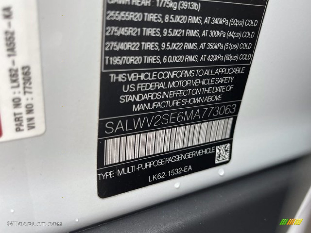2021 Range Rover Sport Autobiography - Yulong White Metallic / Ivory/Ebony photo #38