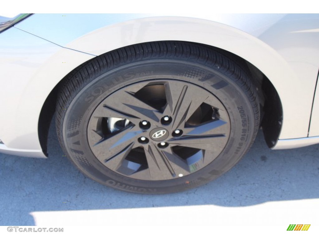 2021 Elantra SEL - Shimmering Silver Pearl / Black photo #5