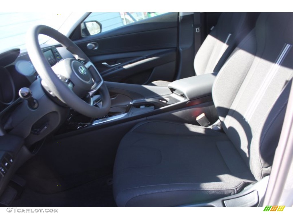 2021 Elantra SEL - Shimmering Silver Pearl / Black photo #10