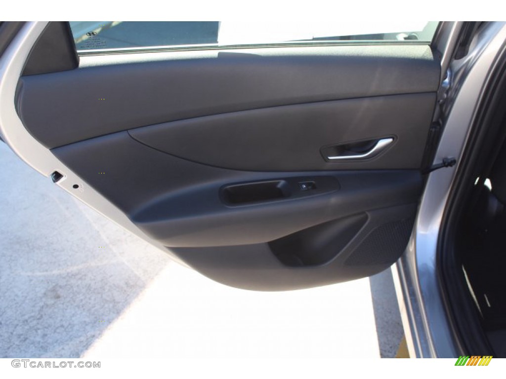 2021 Elantra SEL - Shimmering Silver Pearl / Black photo #19