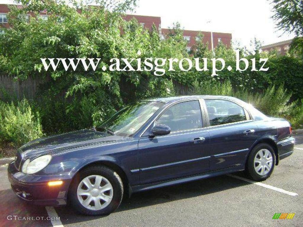 2002 Sonata  - Ardor Blue / Black photo #1