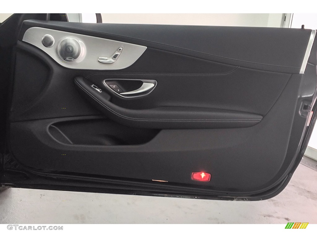 2018 Mercedes-Benz C 300 Coupe Black Door Panel Photo #140803934
