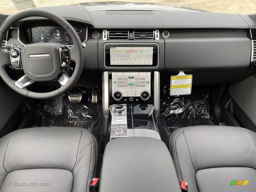 2021 Land Rover Range Rover Westminster Ebony Dashboard Photo #140804069