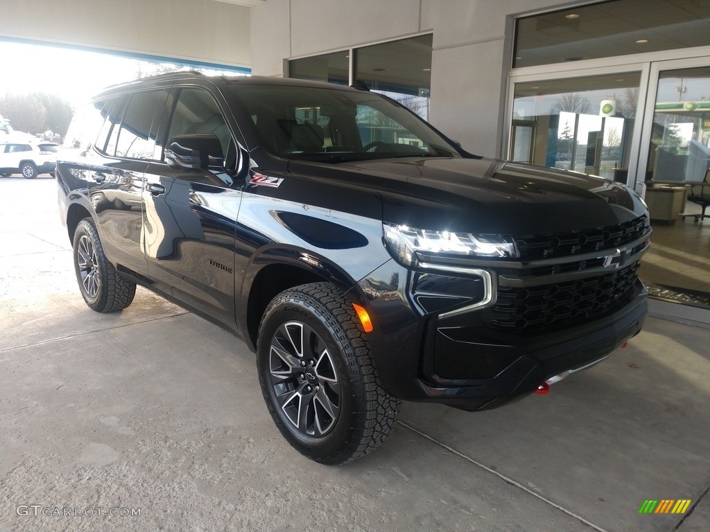 2021 Tahoe Z71 4WD - Midnight Blue Metallic / Gideon/­Very Dark Atmosphere photo #2