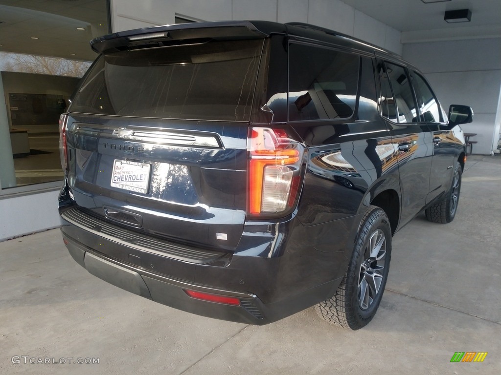 2021 Tahoe Z71 4WD - Midnight Blue Metallic / Gideon/­Very Dark Atmosphere photo #4