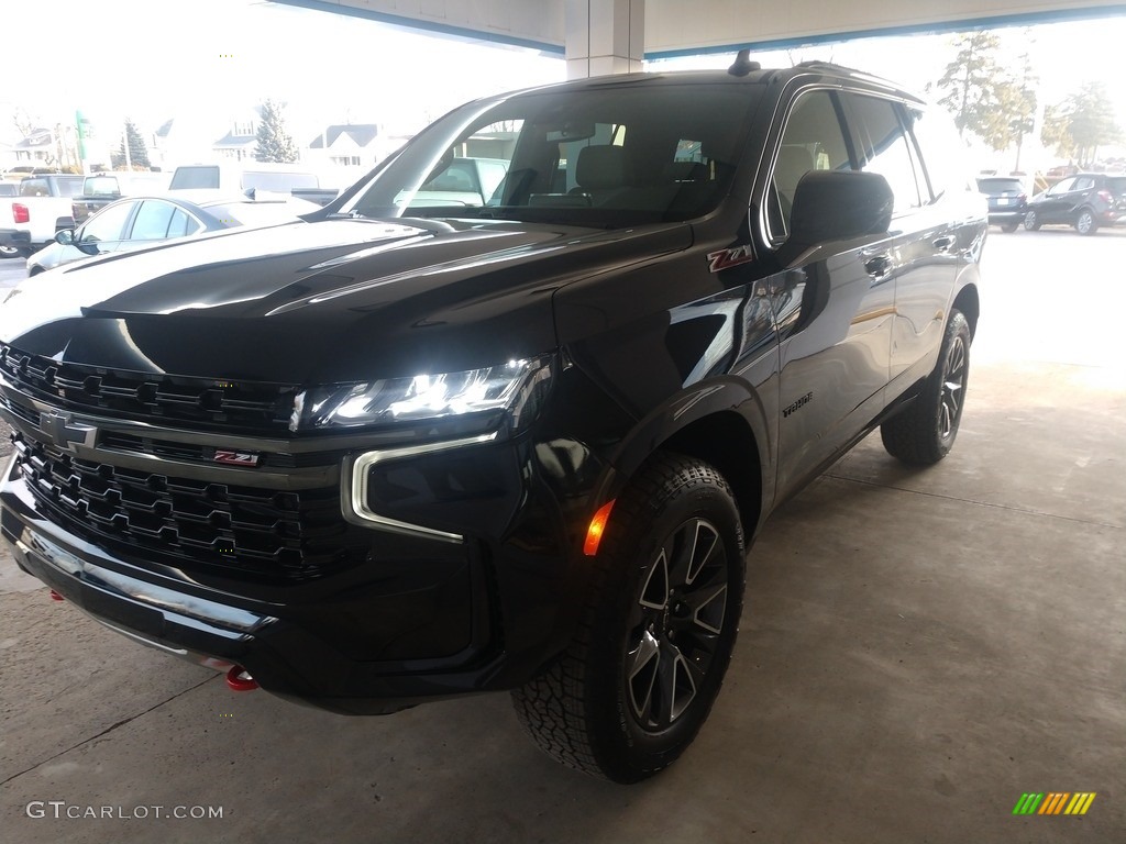 2021 Tahoe Z71 4WD - Midnight Blue Metallic / Gideon/­Very Dark Atmosphere photo #11