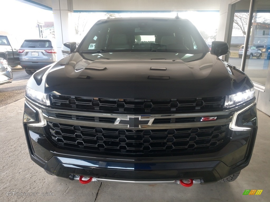 2021 Tahoe Z71 4WD - Midnight Blue Metallic / Gideon/­Very Dark Atmosphere photo #12